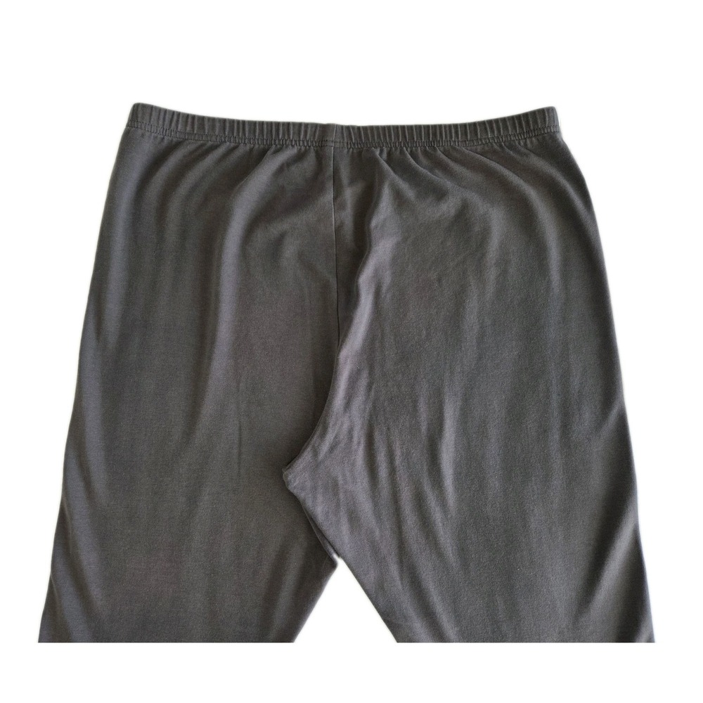 J.Jill Pima Ankle Leggings Lot of 2 Pairs Womens Large Gray Black Stretch - Picture 6 of 9